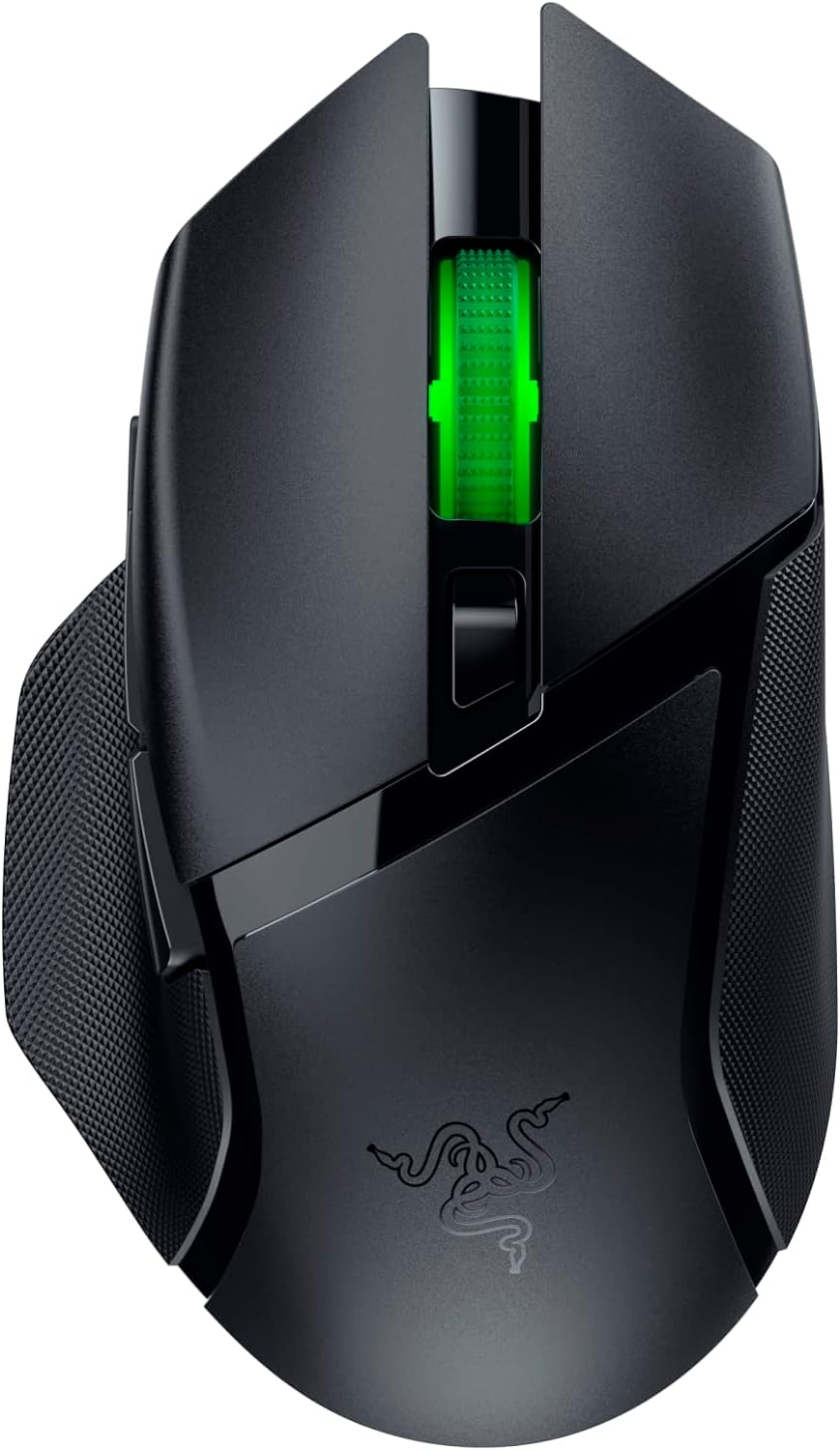 Razer Basilisk V3 X HyperSpeed - Mouse da gioco Wireless personalizzabile (Forma ergonomica con 9 controlli personalizzabili, HyperSpeed Wireless, Bluetooth, Sensore Ottico avanzato 5G 18K) Nero