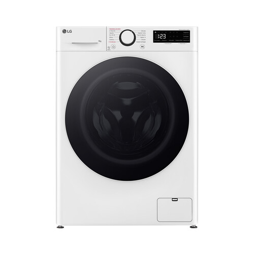 Lavadora lg f2wr5s09a0w 9 kg carga frontal 1200 rpm eficiencia a   blanco