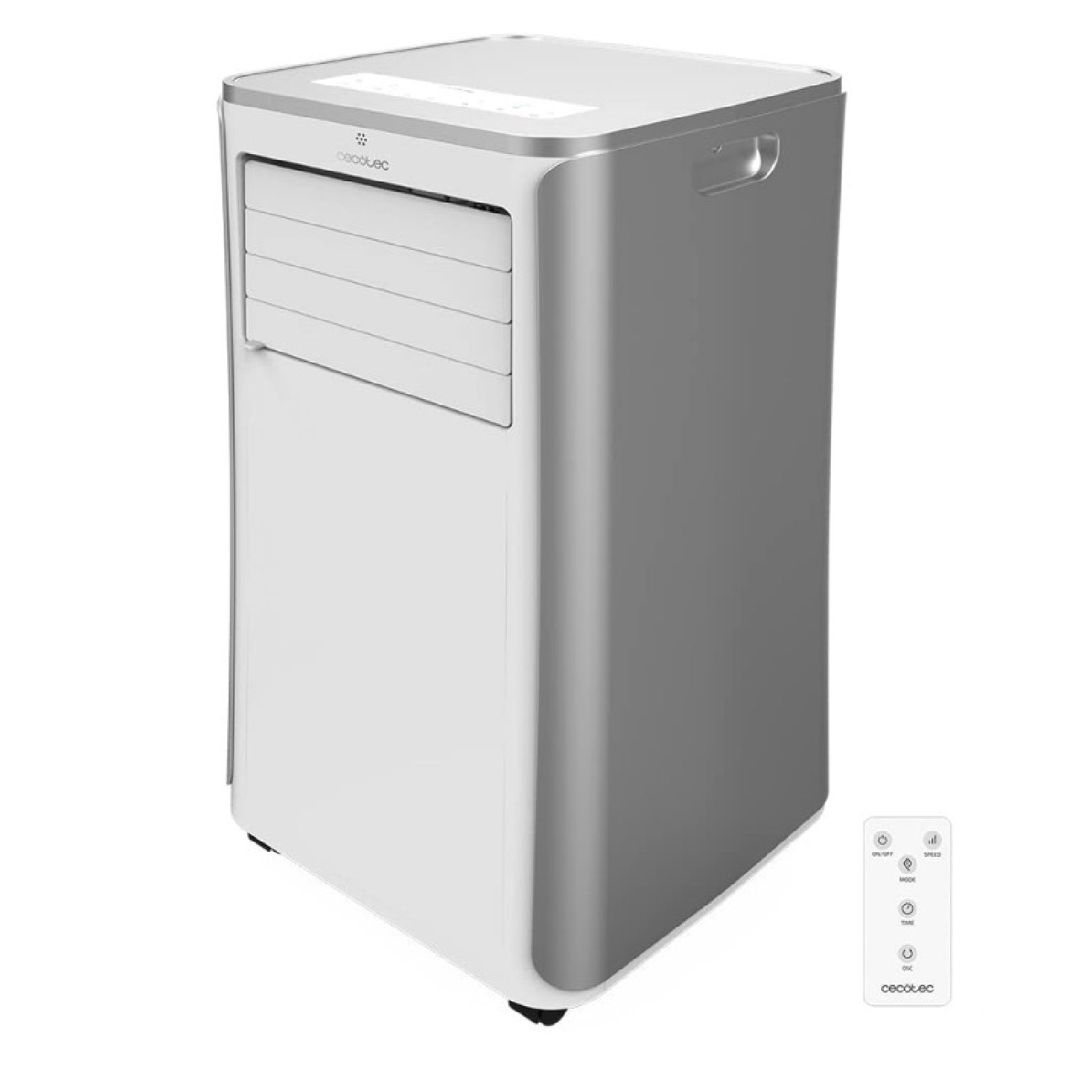 Aire acondicionado portatil con mando a distancia forceclima 9100 soundless 9000 btu cecotec