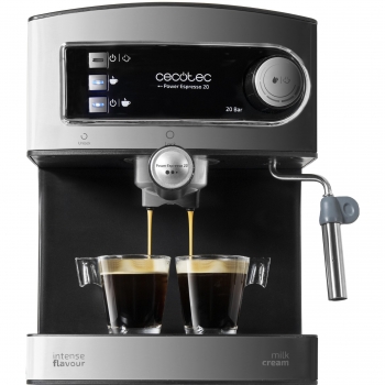 Cafetera cecotec power espresso inox