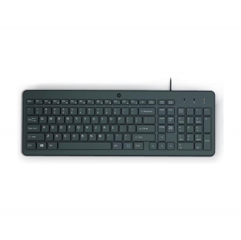 Teclado con cable hp 150   negro