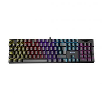 Teclado gaming krom kasic teclas retroiluminadas   negro