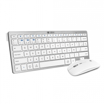 Teclado  raton subblim 1357886   blanco