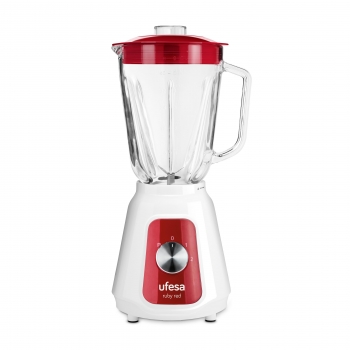 Batidora de vaso ufesa bs4717 ruby red 1500 w 15 l   rojo