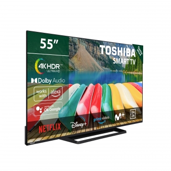 TV LED 55 1397 cm toshiba 55uv3363dg 4k uhd smart tv