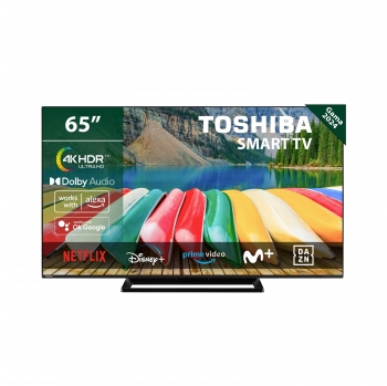 Tv led 65 1651 cm toshiba 65uv3363dg 4k uhd smart tv