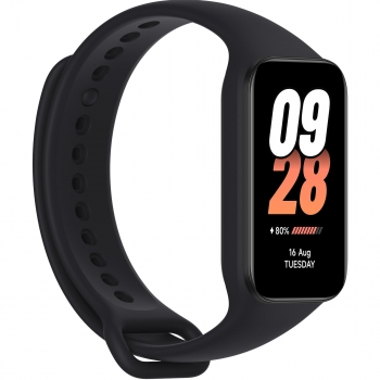 Pulsera de actividad xiaomi smart band active 8 pulsometro sensor de frecuencia cardiaca control de sueno negro