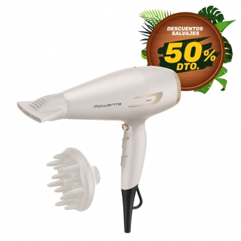 Secador de pelo rowenta cv7243 2200 w 3 temperaturas 2 velocidades con difusor