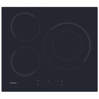 Placa de induccion candy cidc633tt 6900 w 59 cm 3 zonas de coccion 9 niveles de potencia