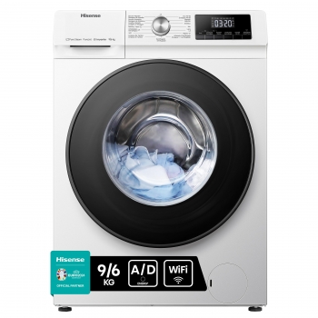 Lavasecadora hisense wdqa9014evjmw 9 kg6 kg libre instalacion 1400 rpm wifi eficiencia d   blanco