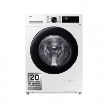 Lavadora samsung ww90cgc04daeec 9 kg carga frontal 1400 rpm wifi eficiencia a   blanco