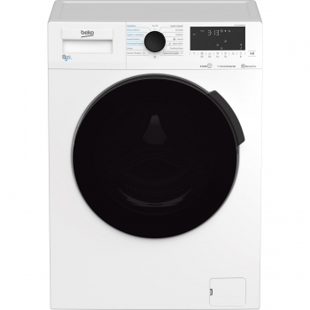 Lavasecadora beko htv 8716 dsw btr 8 kg5 kg carga frontal 1400 rpm eficiencia d   blanco