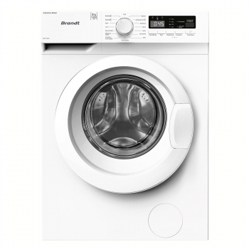 Lavadora brandt wfb191qwp 9 kg carga frontal 1400 rpm eficiencia a   blanco