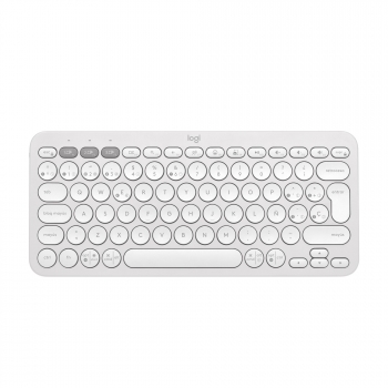 Teclado inalambrico logitech k380   blanco